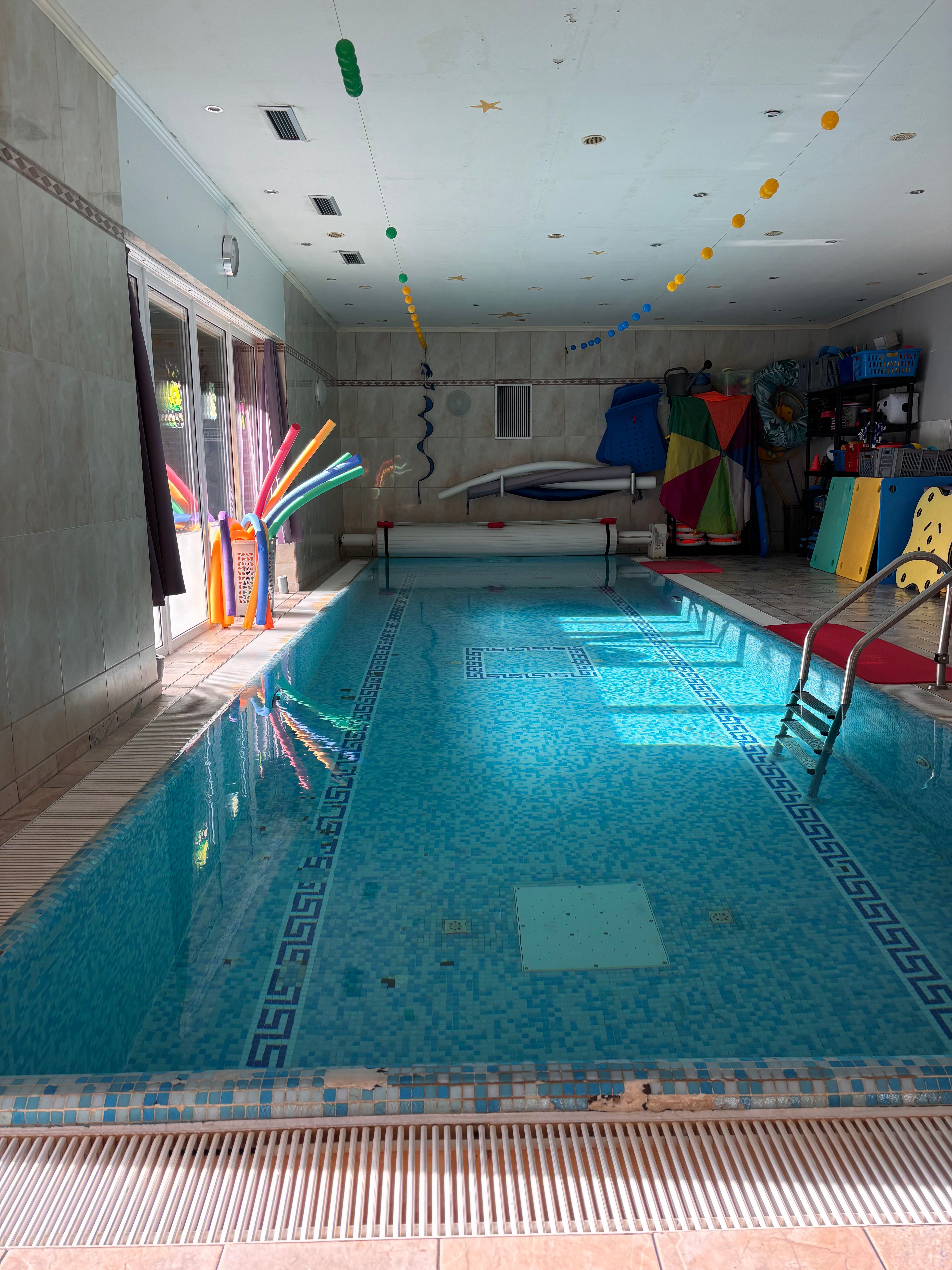 Schwimmbad in der Ochtmannsbruch Siedlung Nr. 8